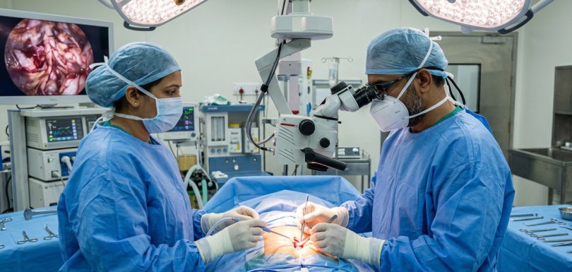 Microsurgical craniovertebral junction and Chiari decompression performed under surgical microscope